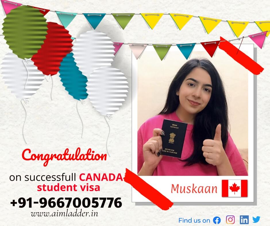 Canada Student Visa 3 Aim Ladder - IELTS Dwarka
